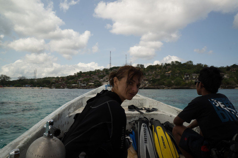 Evy, my dive guide