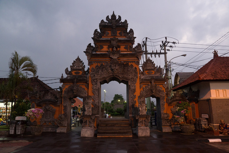 a gate on Tanah Lot