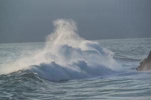 waves and spray