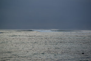 strong swell on Nusa Lembongan