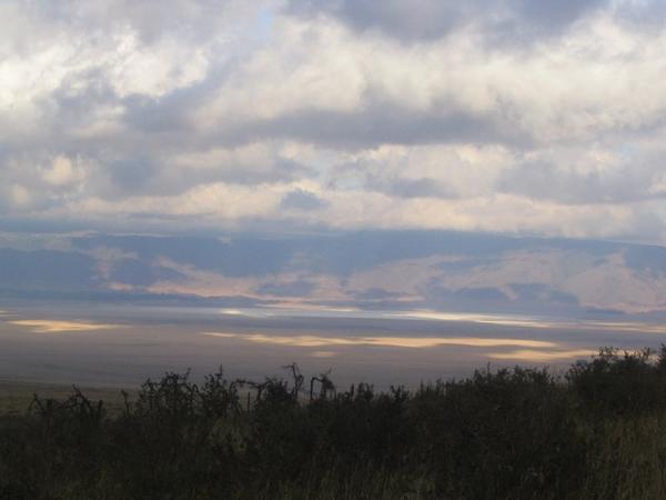 Ngorongoro a las siete de la mañana