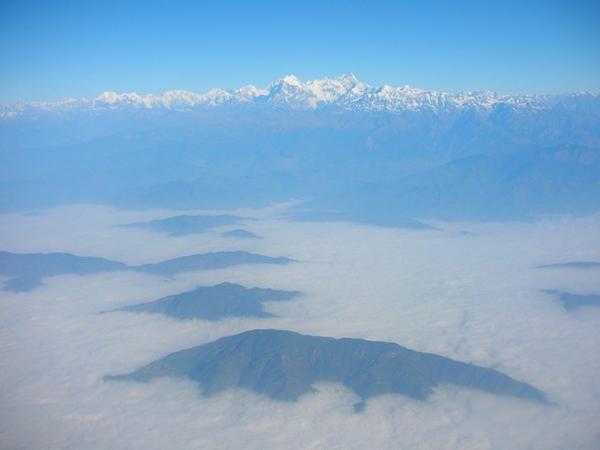Los Himalaya desde el avion