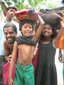 Peregrinos en Madurai