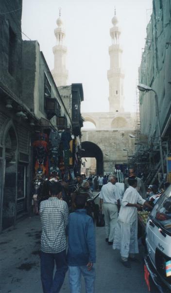 Mercado y minaretes de Bab Zuweila