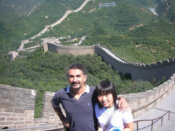 Cathy en la Gran Muralla / Cathy on the Great Wall