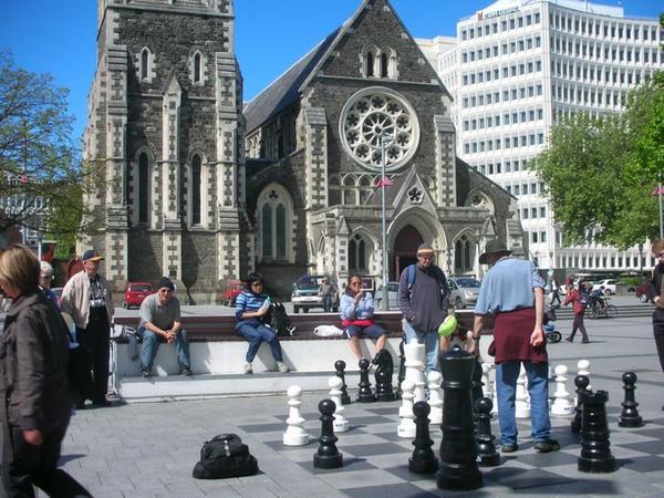 Ajedrecito en Christchurch / Chess at Christchurch