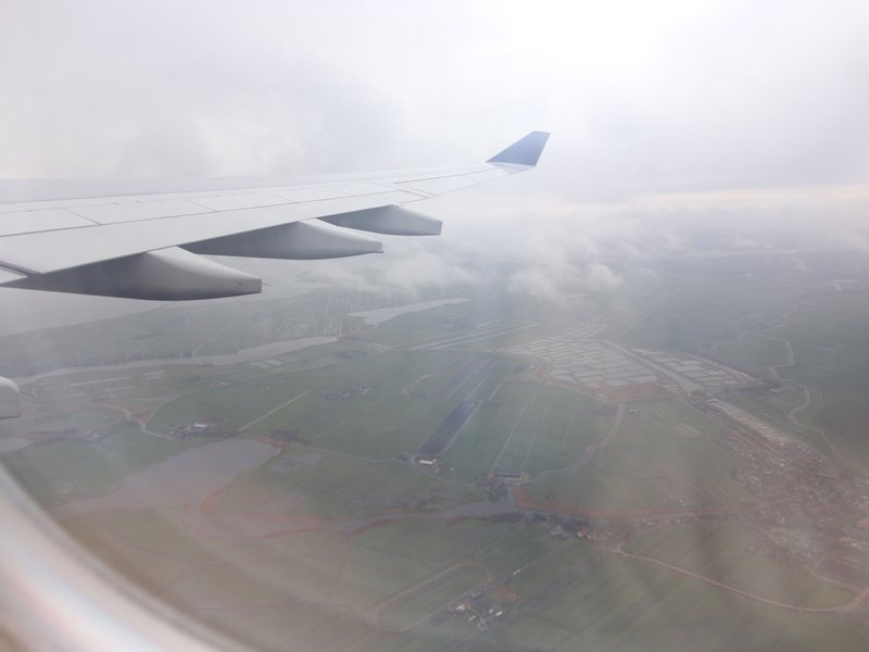 flying in to Amsterdam