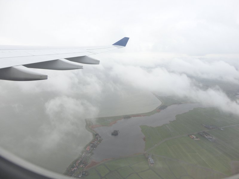 flying in to Amsterdam