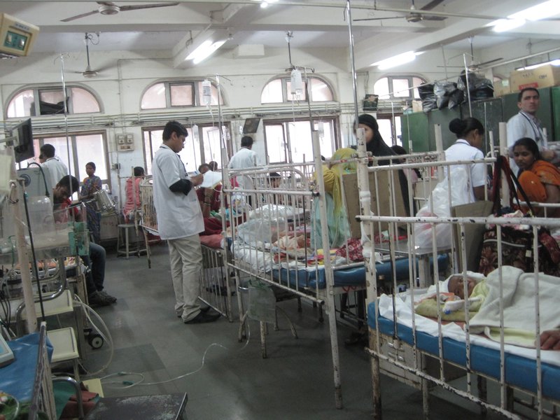 A pediatric ward.