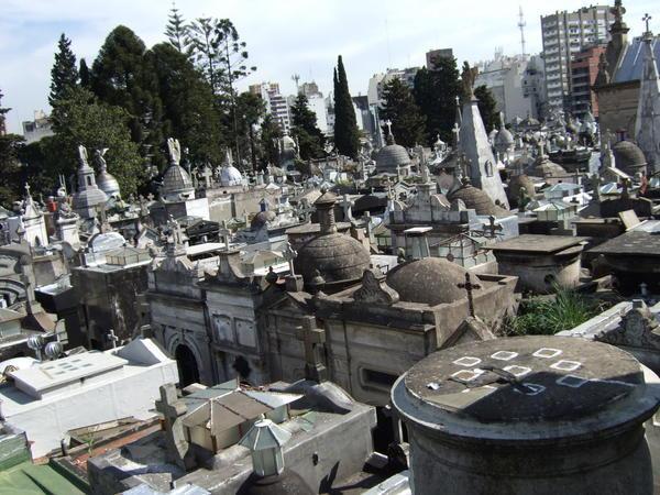 The Recoleta cemetery