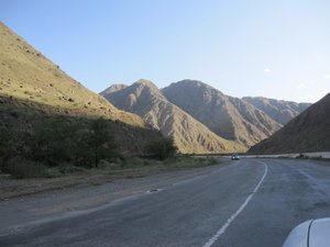 Road to Lake Issyk Kul