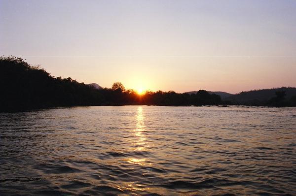 Sunset on the Cauvery River