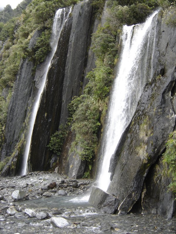 Waterfall at Franz Joseph
