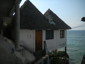 Our bungalow over the sea