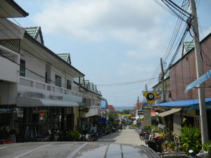 Les rues commerçantes de Koh Tao
