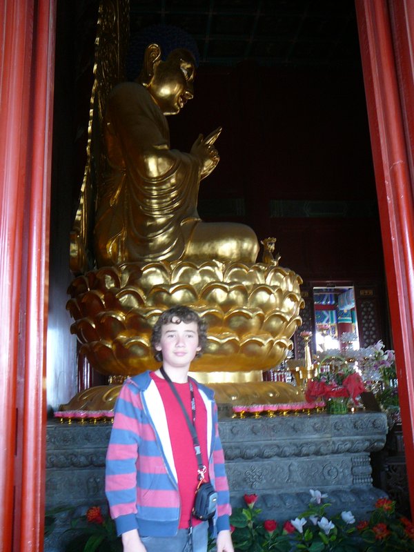 Josh and the golden buddha