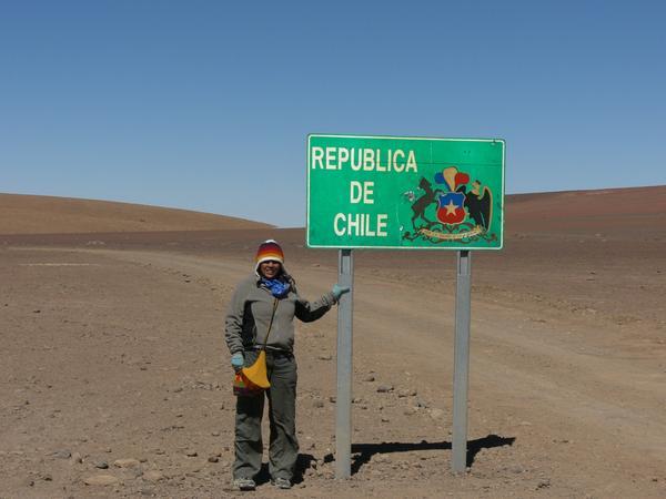 At the Chilean border