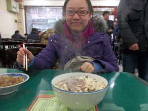 Pao mo soup in Xi'an