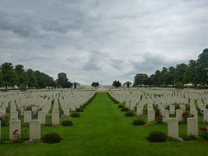 Serre Road Cemetery, in the Somme, Northern France 