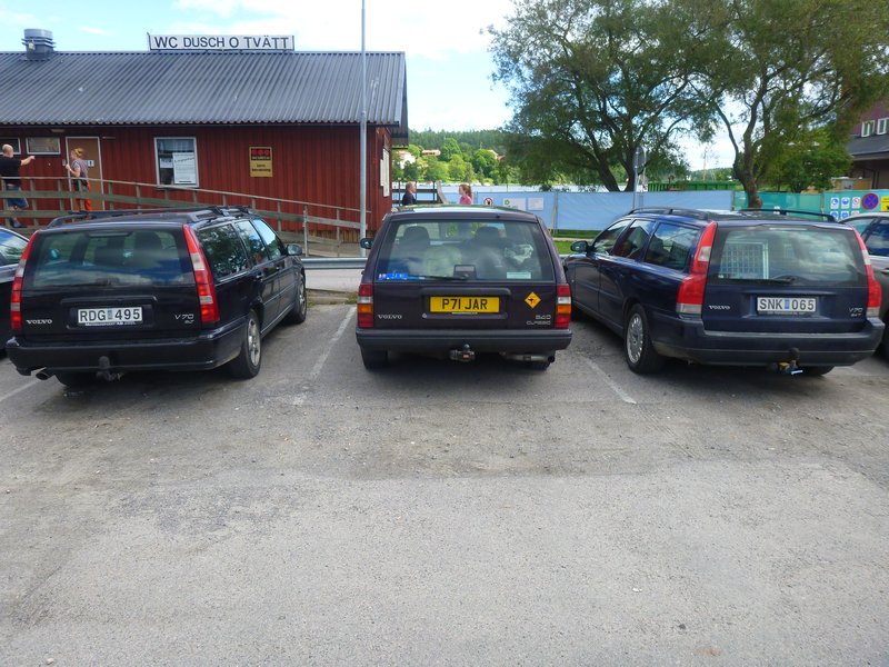 'Jeff the Volvo' hanging out with some Swedish relatives