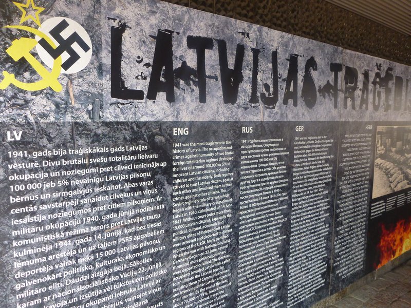 5 A lot of tragic history in Riga, Latvia