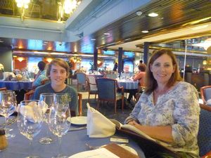 85 Dinner aboard the MS Maria.