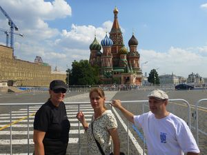 36 Red Square Moscow Russia with Nina and Andre