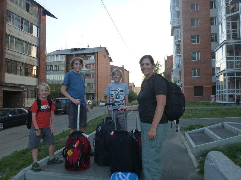 5 Leaving our hotel in Irkutsk Russia