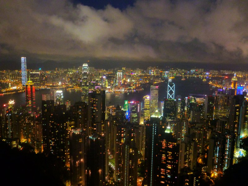 21 The view from 'The Peak' in Hong Kong
