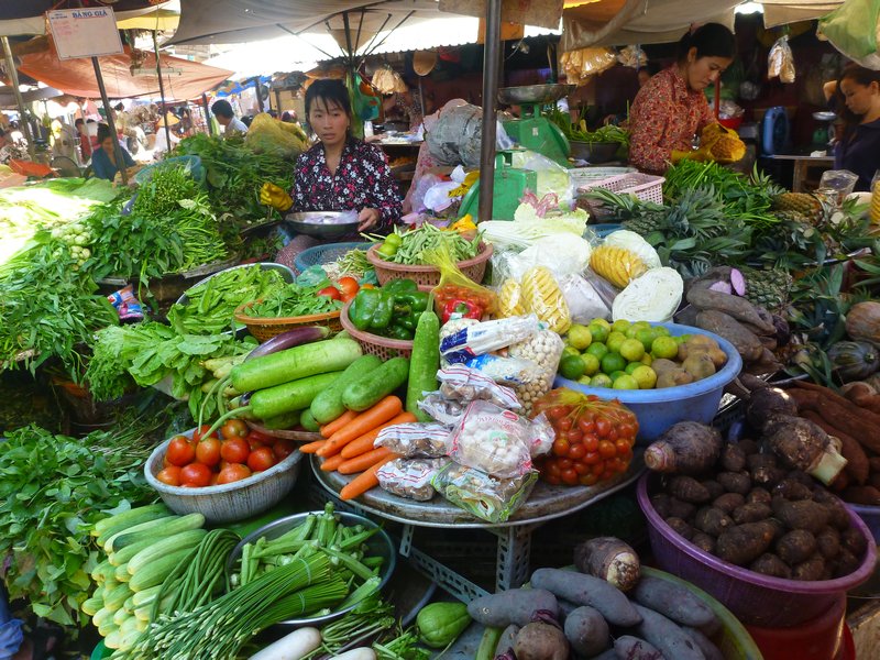 Markets in Ho Chi Minh Vietnam
