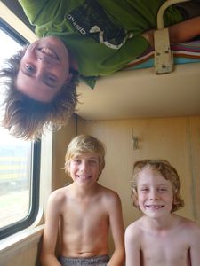 46 Just hanging out on the train to Da Nang