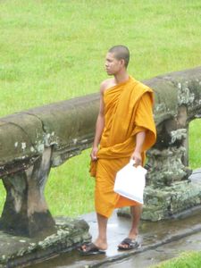 59 A Monk at Angkor Wat