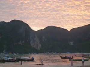 122 Our last sunset on Phi Phi