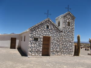 Church in the middle of Argentina´s Puna or altiplano