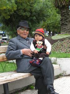 Sr. Roque and his beautiful grandson!