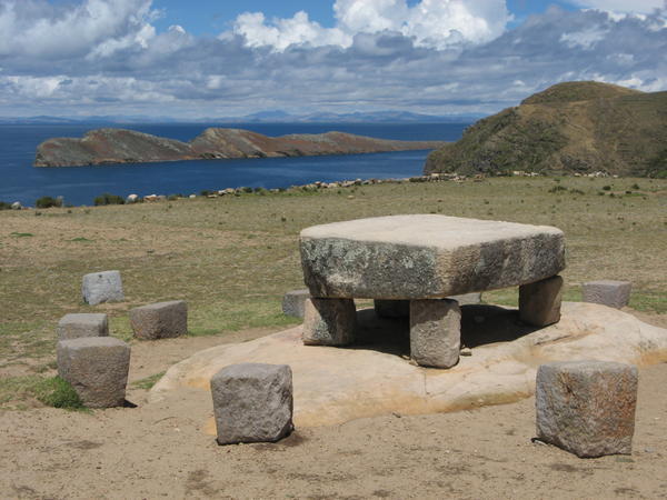 Ceremonial Table on Isla del Sol