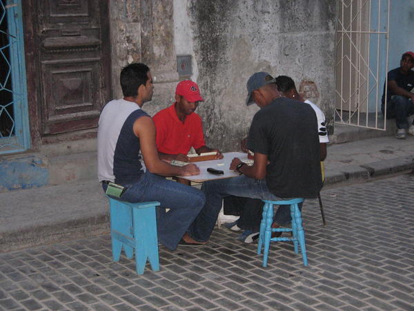 Dominoes in the streets
