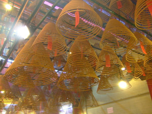 Incense coils, Man MoTemple, Hong Kong