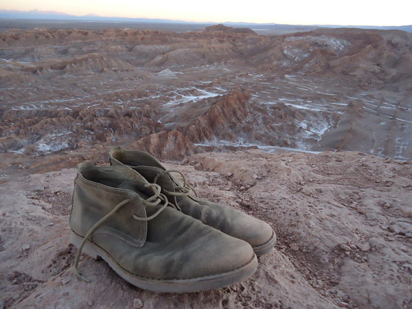 desert boots in the desert
