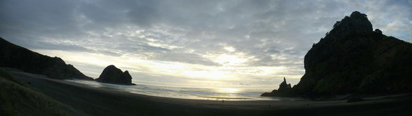 Piha Beach Sunset