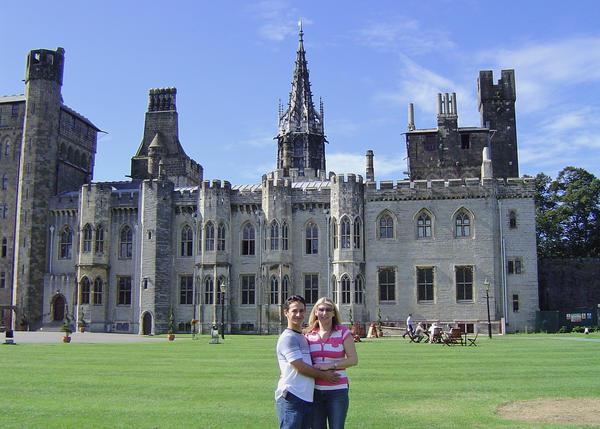 Us at Cardiff Castle
