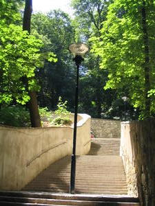 On the way up to Petrin Hill