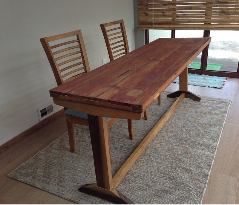 Piecemeal Recycled Table