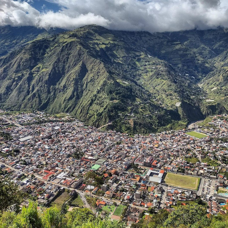 Baños from Above