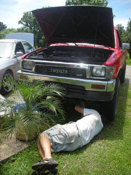 Fixing the truck...again!