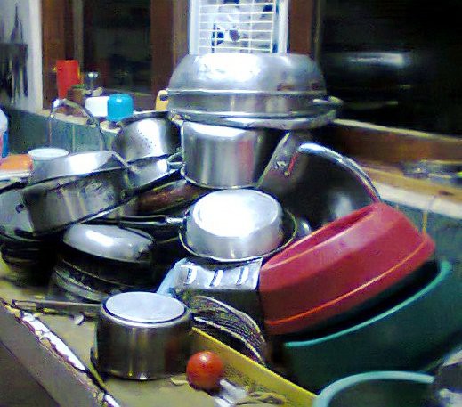 Scrubbing Pots 'n' Pans
