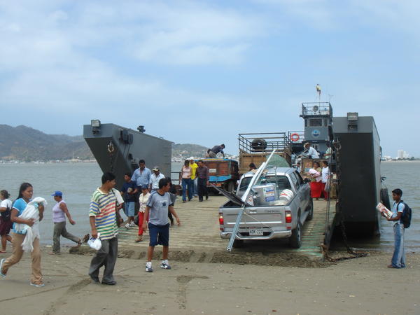 "Gabarra" Car Ferry from Bahia to San Vicente