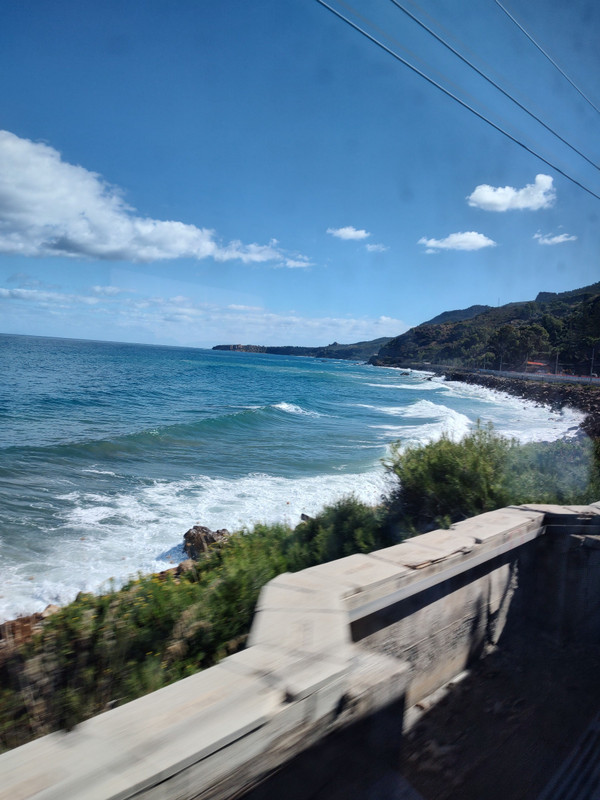 TRAIN TRIP FROM CEFALU TO MESSINA