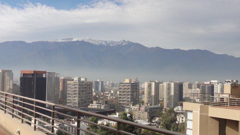 VIEW FROM APARTMENT IN SANTIAGO