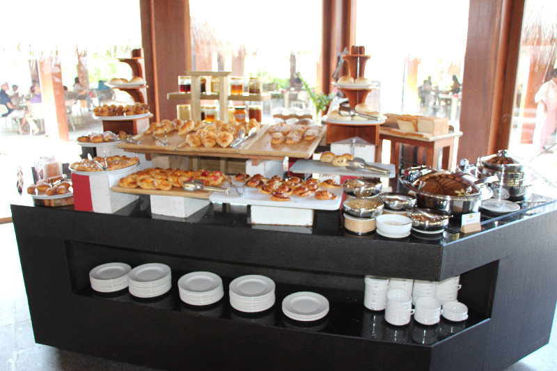 ONE OF FOUR BREAKFAST STATIONS